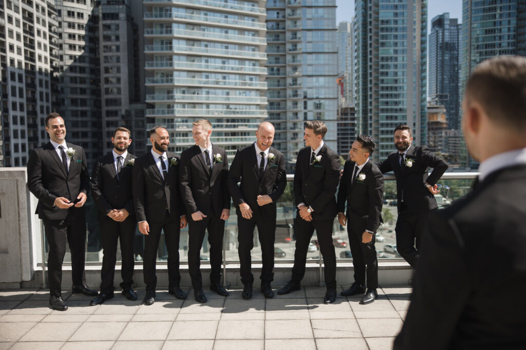 Wedding groomsmen suits Toronto Prince Menswear